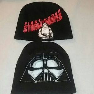 Two star wars beanie's
